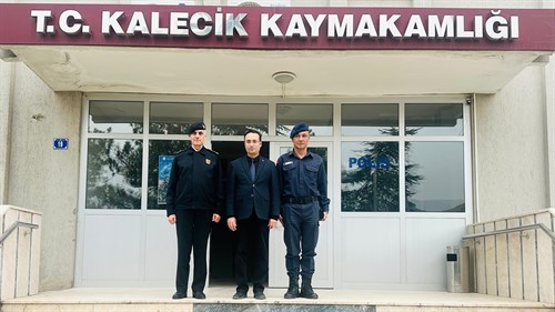 Ankara İl Jandarma Komutanımız Tümgeneral Sayın Recep YALÇINKAYA’ nın Kalecik Kaymakamlığı ziyareti